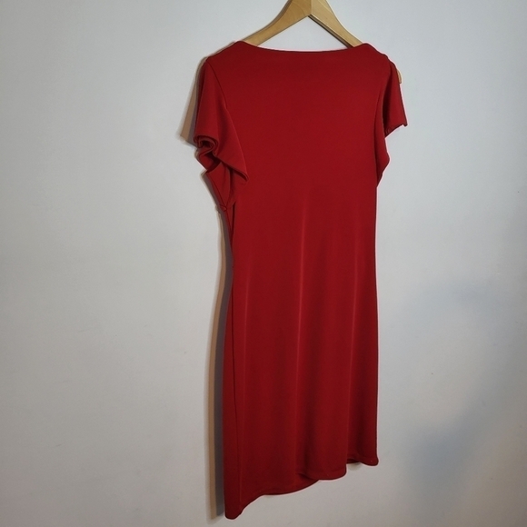 Lucian Matis Red Dress Size M - Picture 7 of 11